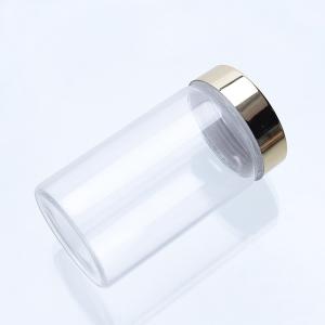 麻の包装2オンス4オンスの透明なガラスの瓶のアーチチャイルドレジスタンスキャップ/チャイルドプルーフ
