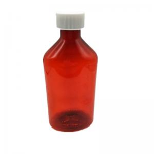 4オンス楕円形の子供耐性キャッププラスチック液体ボトル  - Safecare