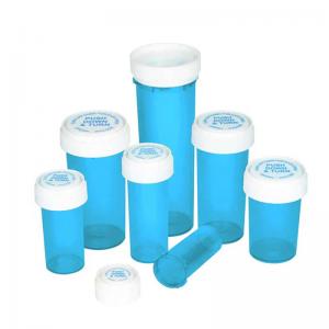 青い処方ボトルリバーシブル錠剤包装二方向錠剤容器  - Safecare